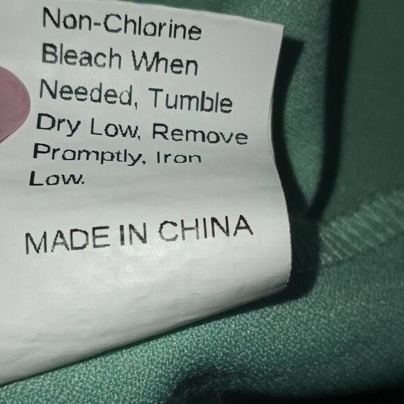 SHEIN Keyhole Neck Scallop Trim Top Mint Green SZ.S EUC - Picture 11 of 11